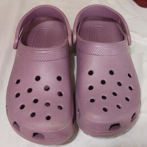 CROCS Classic Purple Slip-On Clogs